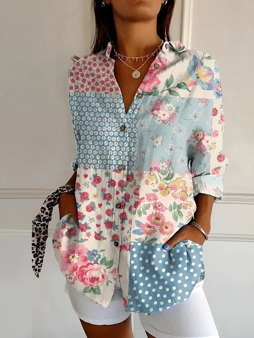 Kaitlyn™ | Floral Fluid Blouse