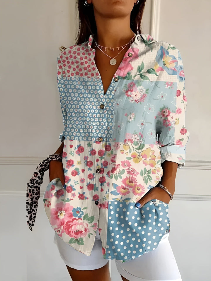 Kaitlyn™ | Floral Fluid Blouse