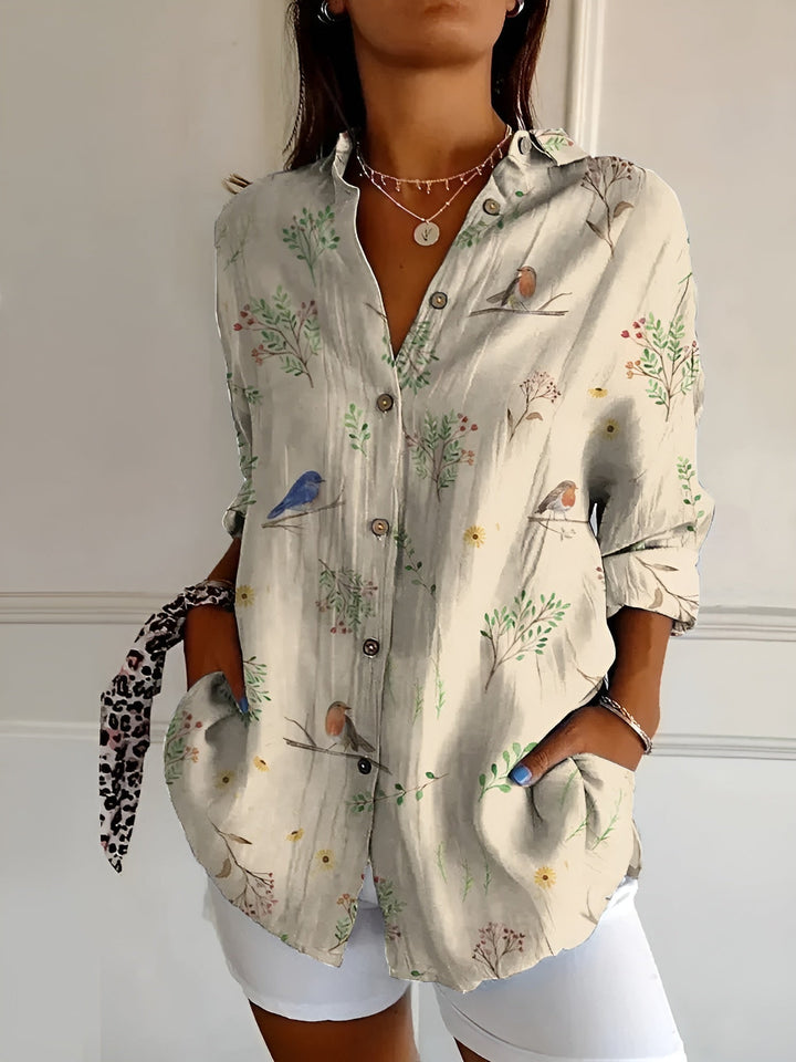 Kaitlyn™ | Floral Fluid Blouse