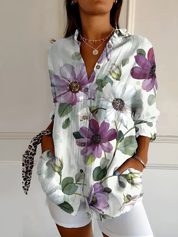 Kaitlyn™ | Floral Fluid Blouse