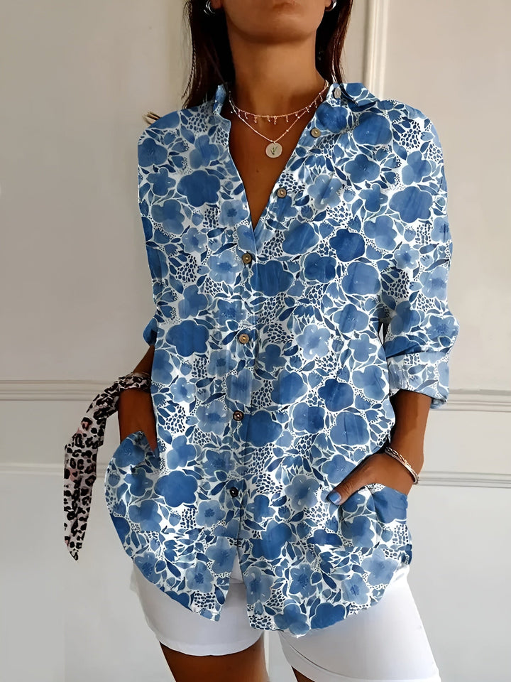 Kaitlyn™ | Floral Fluid Blouse