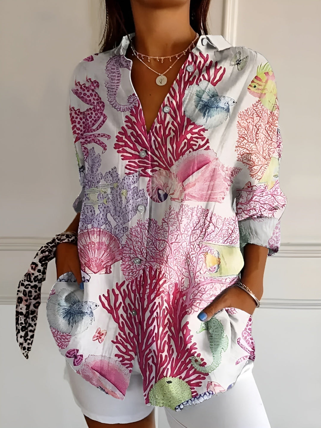 Kaitlyn™ | Floral Fluid Blouse